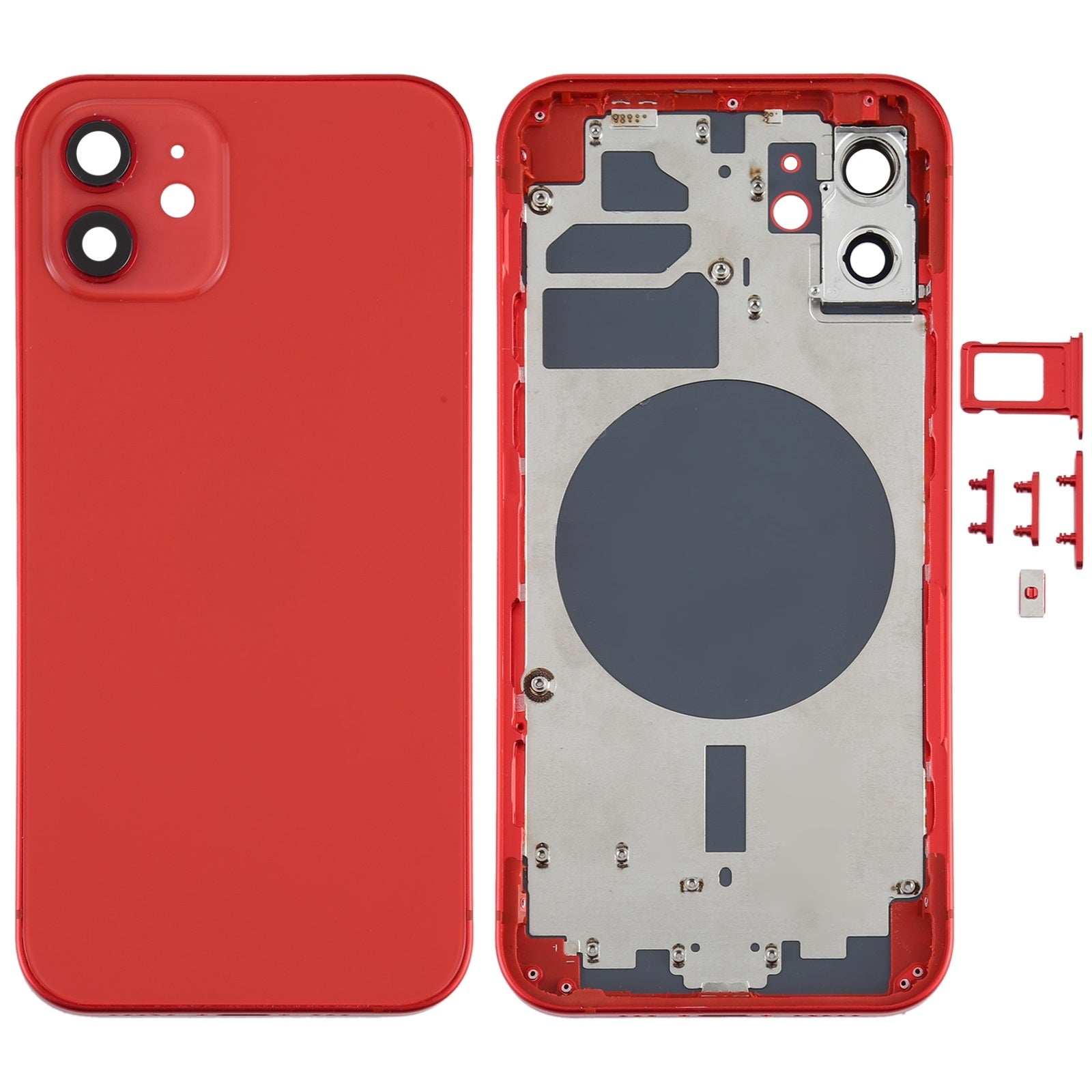 Housing Body for Apple iPhone 12 Red Housing Body for Apple iPhone 12 Red